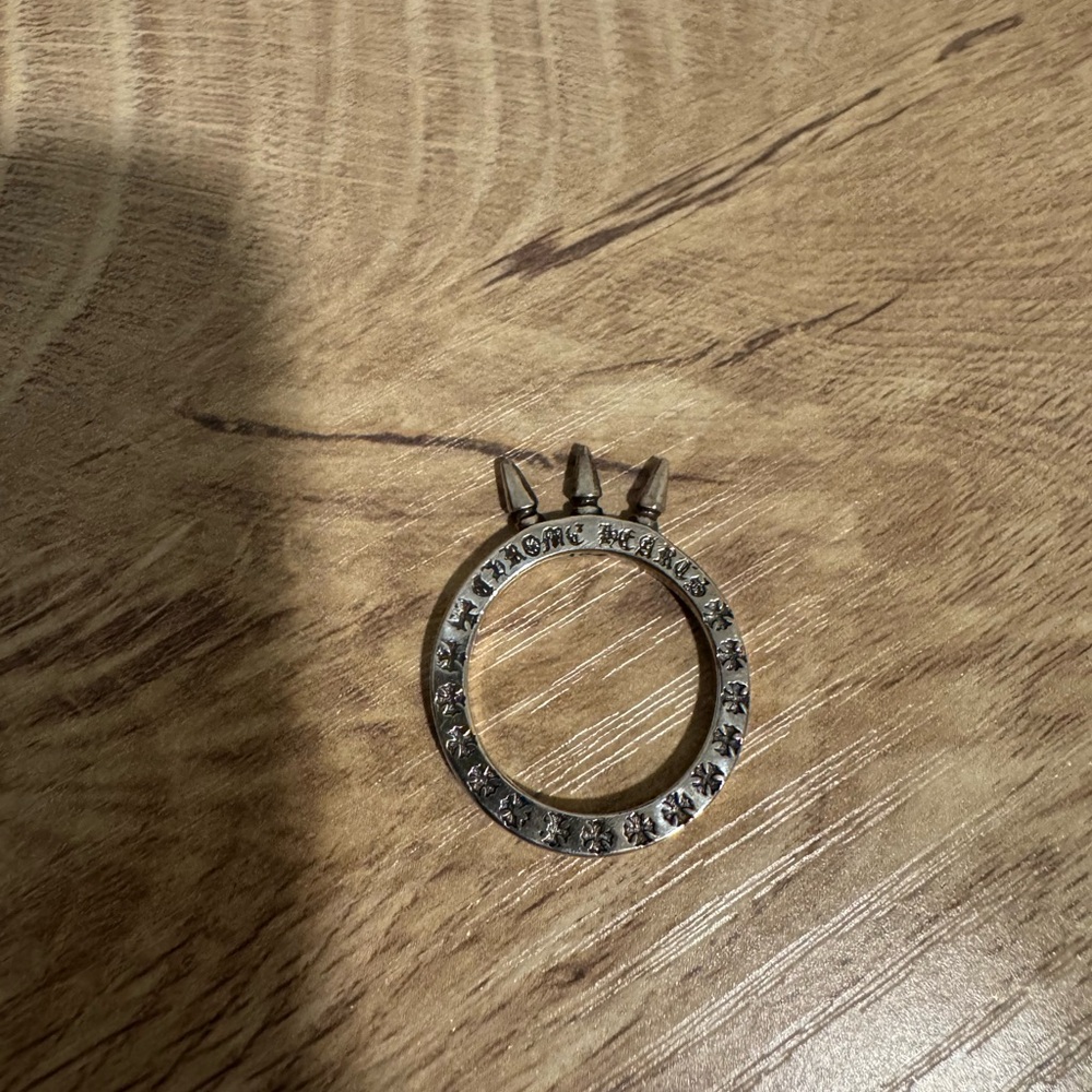 Silver Ring Chrome Hearts like